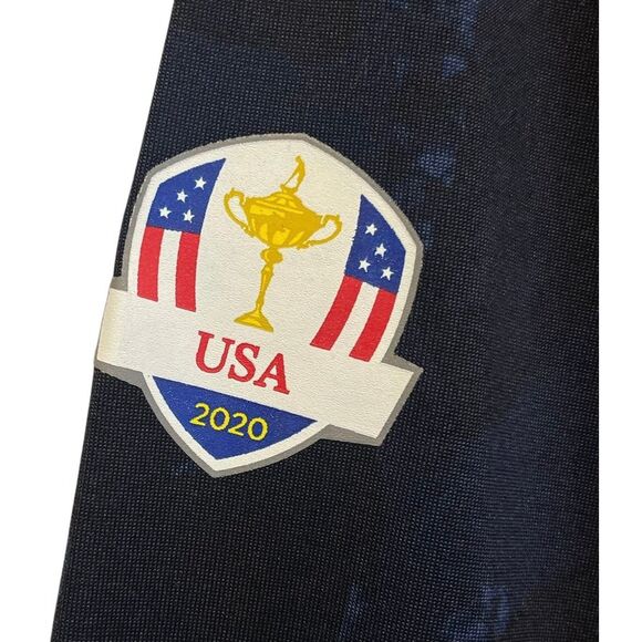 RLX RALPH LAUREN Men Long Sleeve Performance Shirt M Navy Ryder Cup Golfcore NEW - Picture 9 of 12